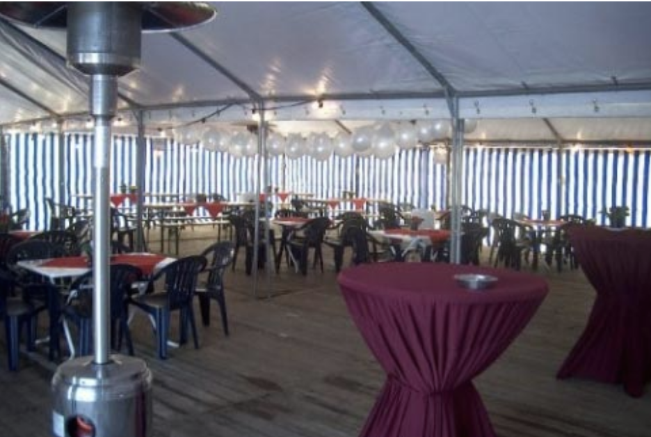 Terras of tentverwarming huren | Tentenverhuur Piek & Van Mil